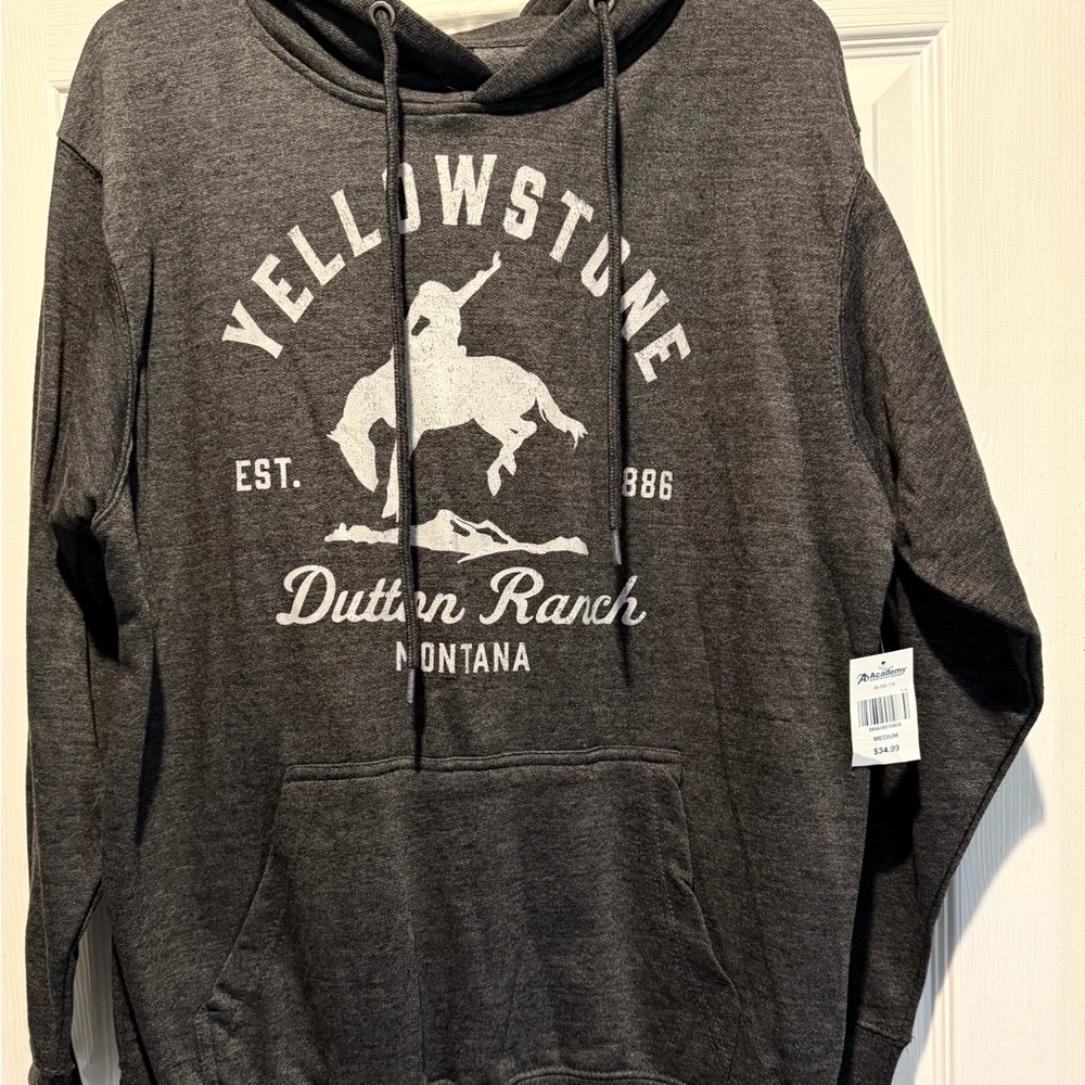 Charcoal Yellowstone Dutton Ranch Women's Hoodie